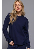 Long Sleeve Round Neck Knit Top