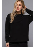 Long Sleeve Round Neck Knit Top