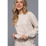 Long Sleeve Round Neck Knit Top
