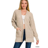 Low Gauge Waffle Cardigan