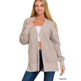 Low Gauge Waffle Cardigan