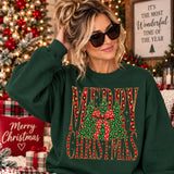 Leopard Merry Christmas Sweatshirt