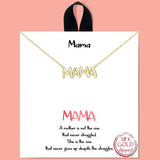 MAMA Word Charm Necklace