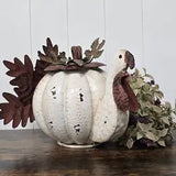Metal Turkey Pumpkin