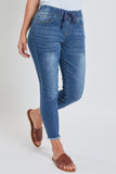 Petite High Rise Denim Ankle Jogger