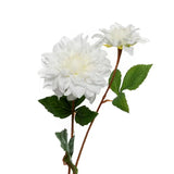 24" Real Touch White Dahlia