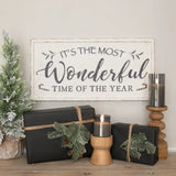 24" Most Wonderful Time of Year Sign
