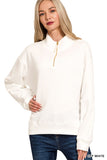 Fleece Half Zip Sweatshirt
