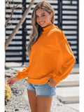 Reversible Mock Neck Sweatshirt