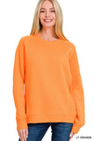 Ribbed Raglan Sweatshirt