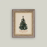 Merry Christmas & Happy New Year Framed Art-8x10