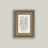 Provers 31:25-26 (5x7)