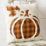 Latch Hook Pumpkin Pillow