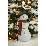 Frost Hat Plaid Scarf Snowman
