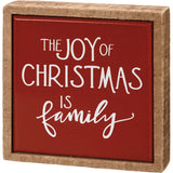 The Joy of Christmas is Family Block
