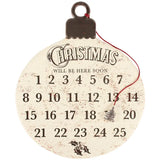 Vintage Christmas Wall Countdown
