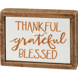 Thankful, Grateful & Blessed Block