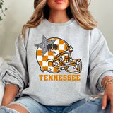 TN Vols Preppy Football Helmet Sweatshirt