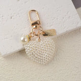 Puffy Heart Keychain Bag Charm