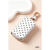 Polka Dot Key Case Keychain