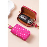 Polka Dot Key Case Keychain