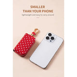 Polka Dot Key Case Keychain