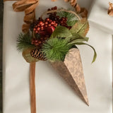 Pine & Mixed Berries Cone Ornament