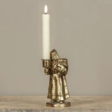 Traveling Santa Taper Candle Holder