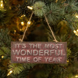 Most Wonderful Time of Year Ornaments