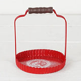 Red Vintage Metal Pan