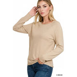 Rolled Hem Sweater