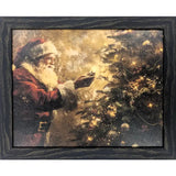 10x12 Santa's Vintage Ornament Wall Art