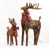Prescott the Reindeer w/ Tartan Bow