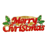 Merry Christmas Napkin Rings