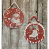 Santa/Skates Wall Hangers
