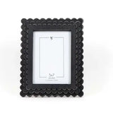 Black Scalloped Frame
