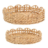 Scalloped Hyacinth Tray-Sm
