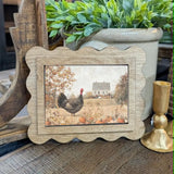 Scalloped Thanksgiving Art