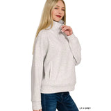 Scuba Half Zip Pullover w/ Pockets
