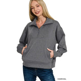 Scuba Half Zip Pullover w/ Pockets