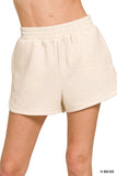 Scuba Elastic Waistband Dolphin Shorts