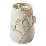 Sitting Bird Stoneware Vase