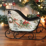 Seasons Greetings Vintage Sleigh