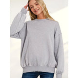 Snow Washed Fleeced Pullover
