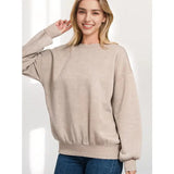 Snow Washed Fleeced Pullover