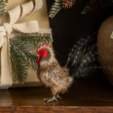 Standing Brown Rooster