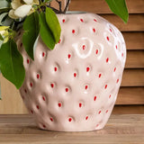 Strawberry Ceramic Vase