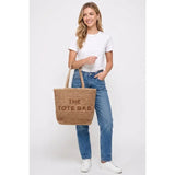 The Tote Bag-Straw