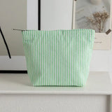 Striped Makeup Bag