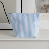 Striped Makeup Bag